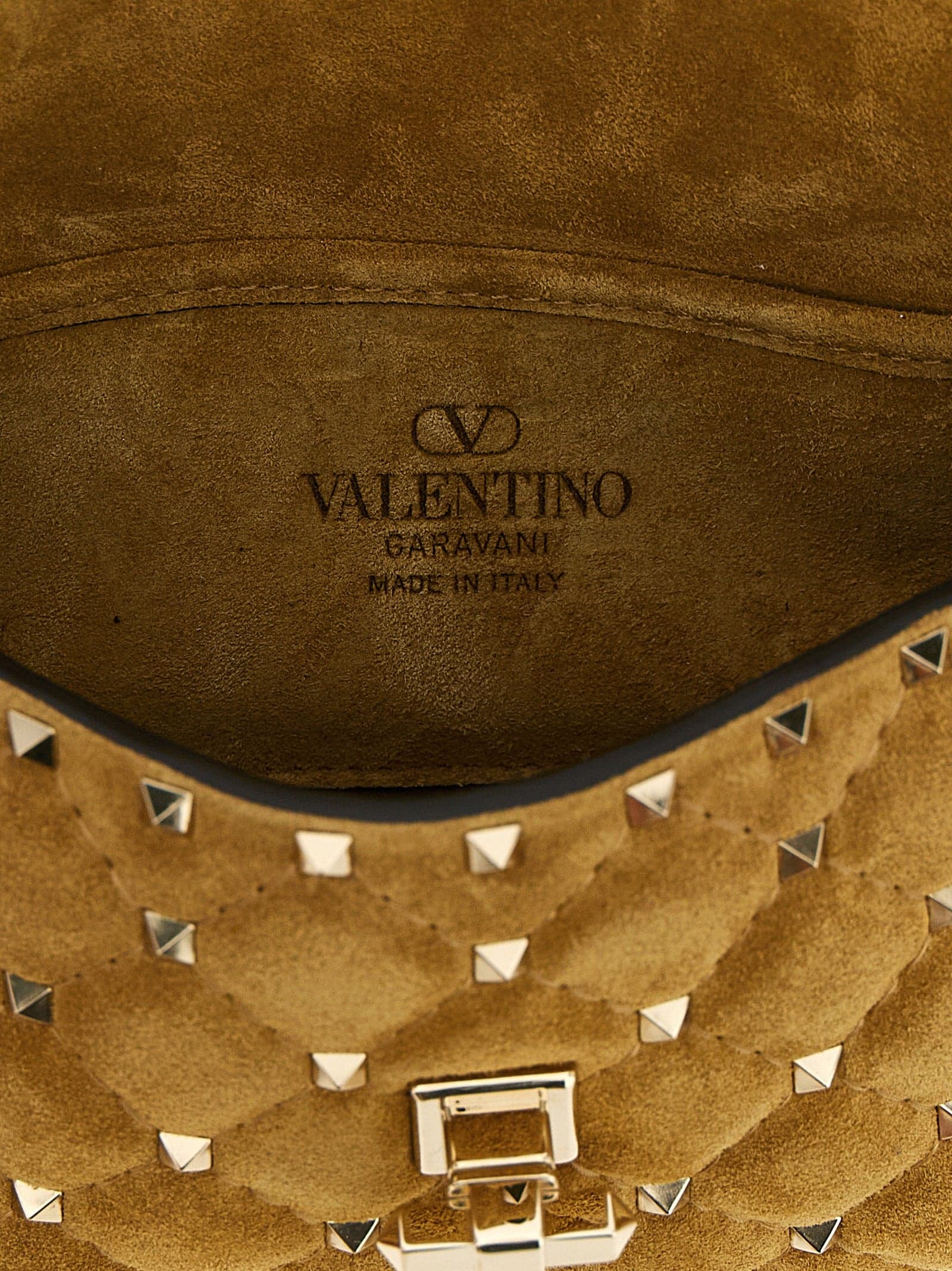 Valentino Garavani Beige Calfskin Shoulder Bag - 4