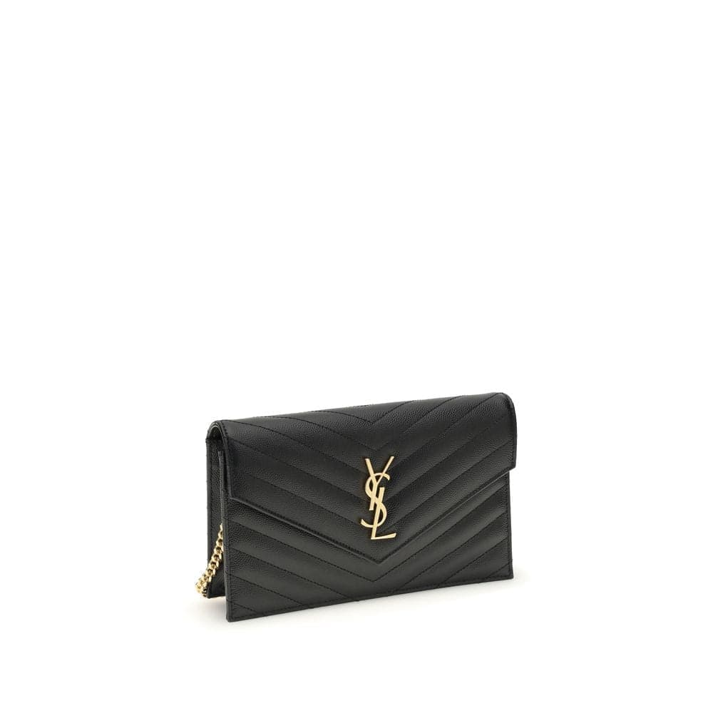 Saint Laurent Black Calf Leather Bos Taurus Wallet - 2