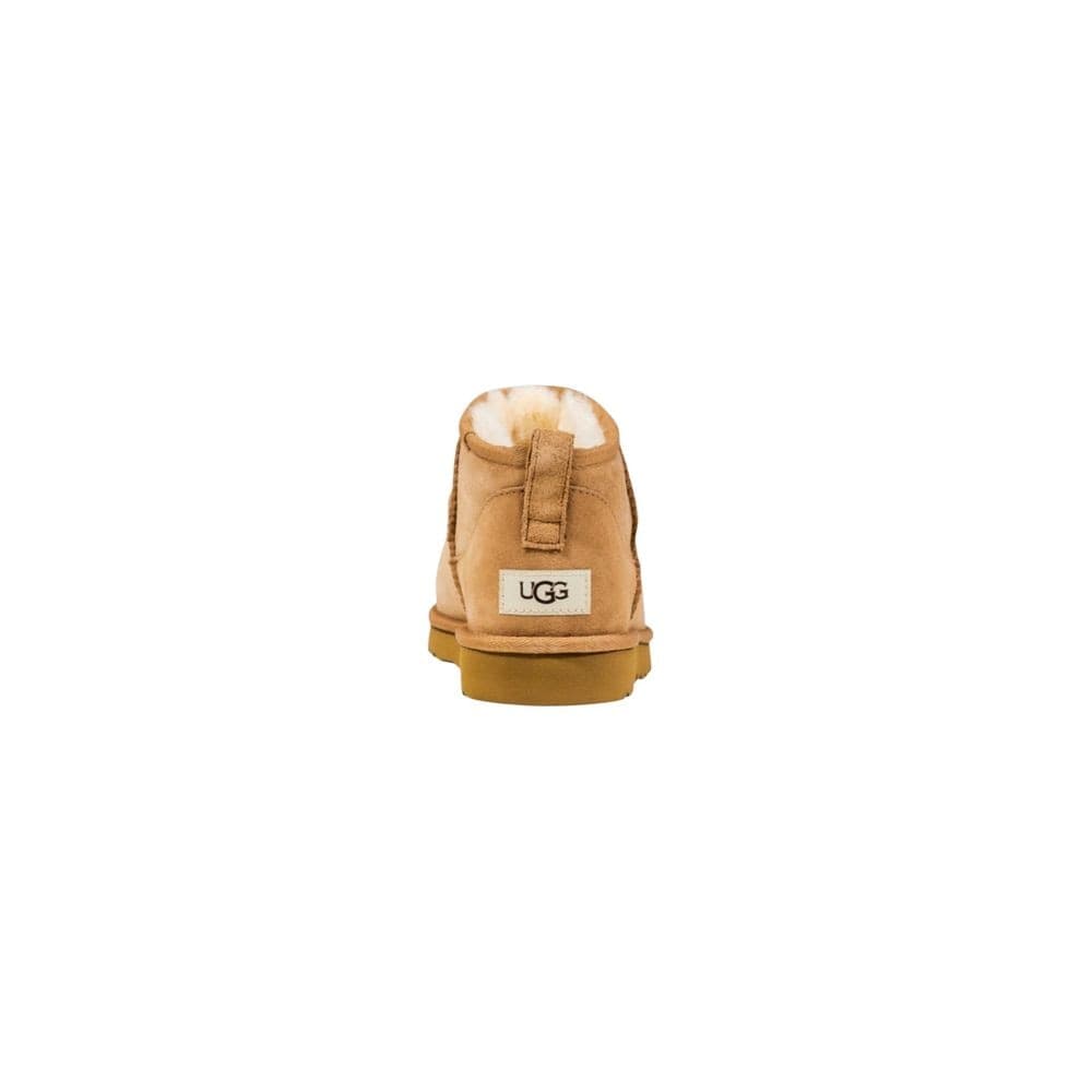 UGG Beige Leather Ankle Boots - 4