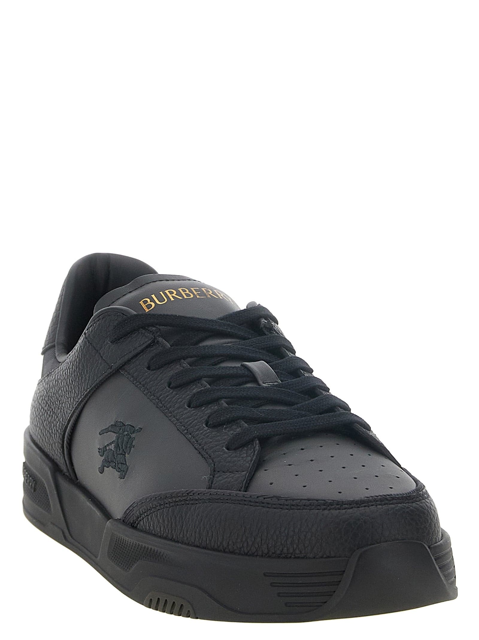 Burberry Black Leather Chunky Sneakers - 2