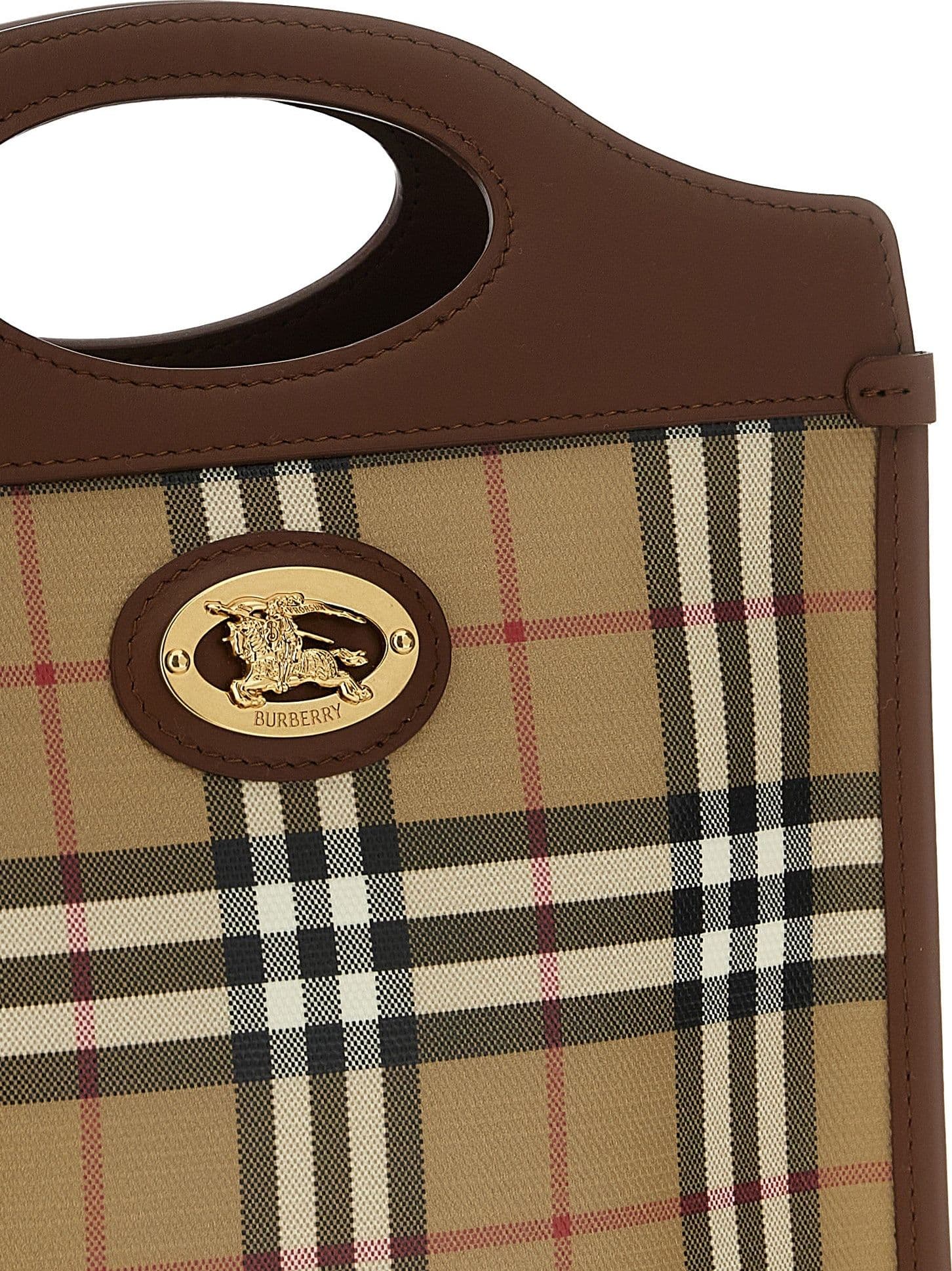 Burberry Beige Cotton Handbag - 3