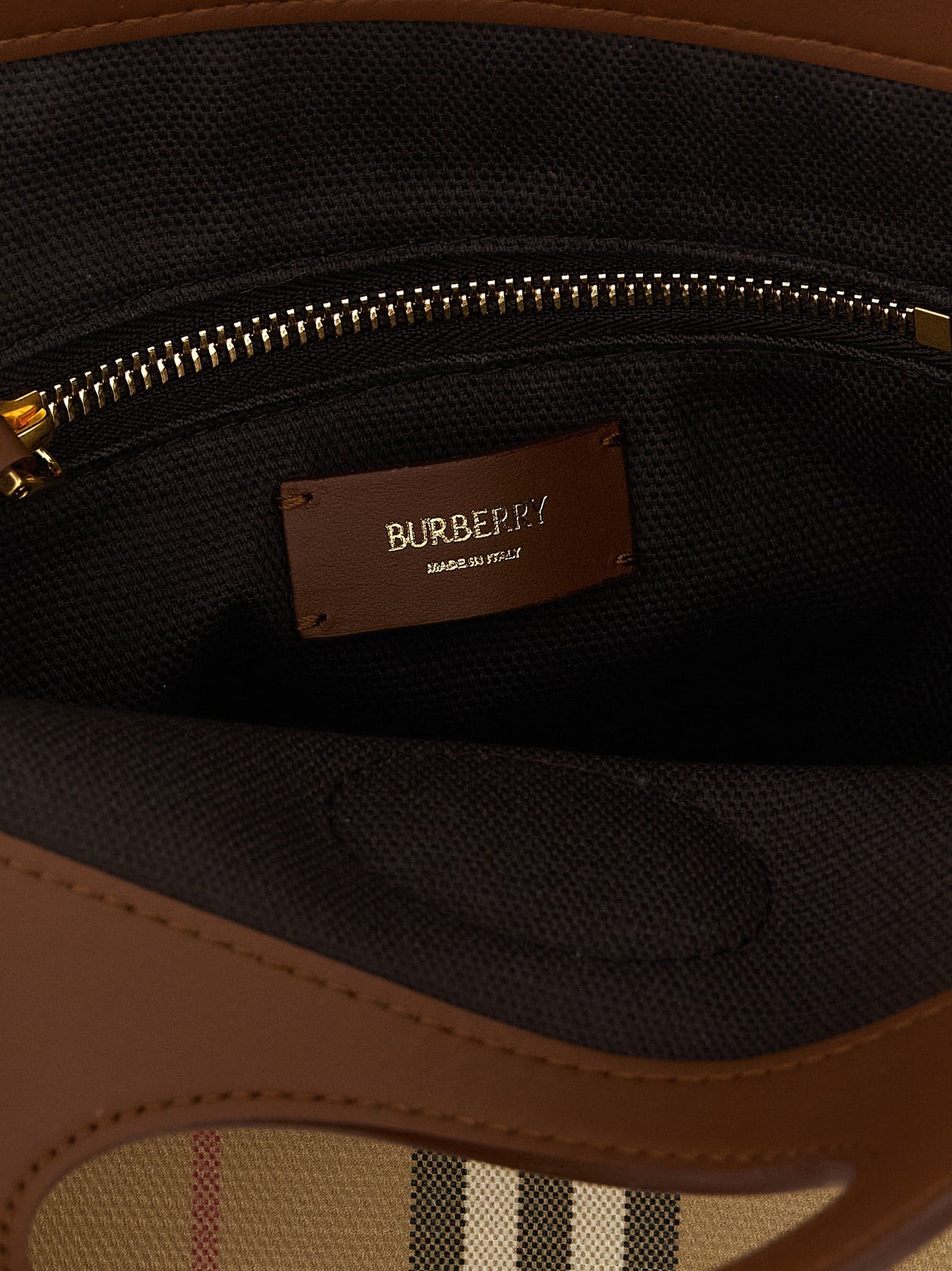 Burberry Beige Cotton Handbag - 4