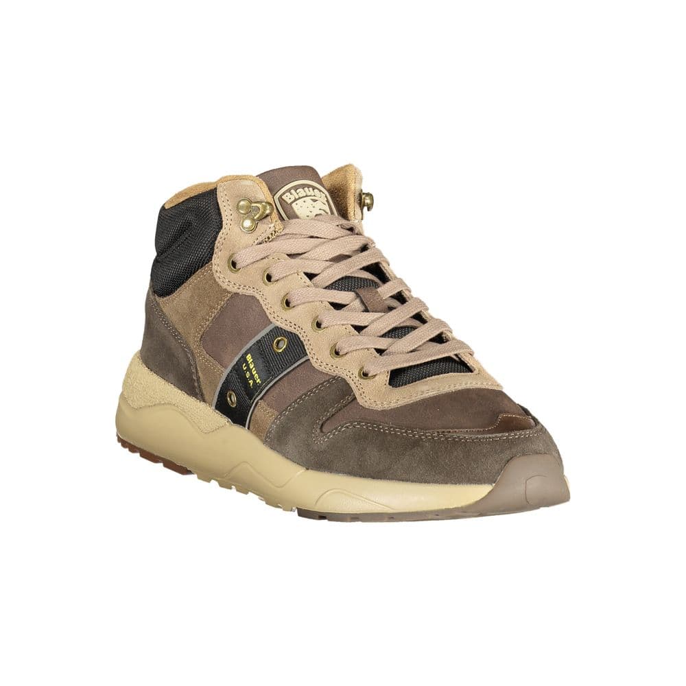 Blauer Brown Polyurethane Men's Sneaker - 2
