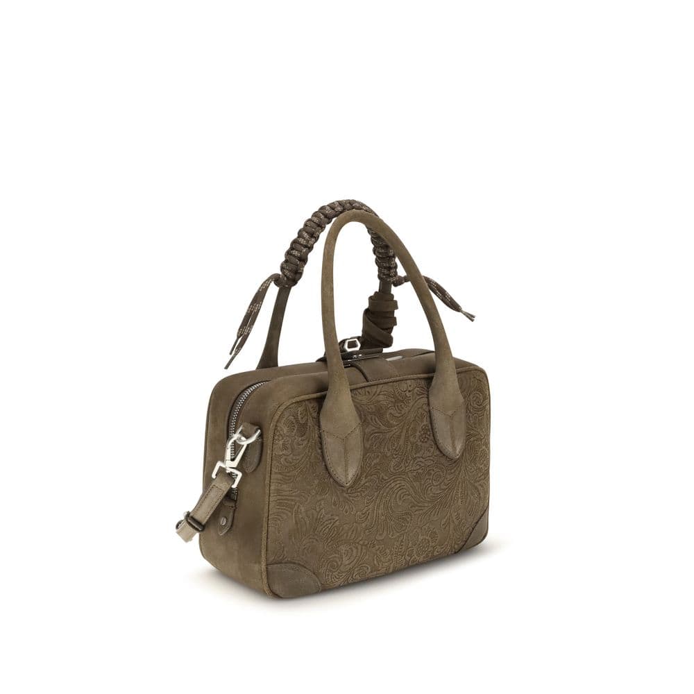 Golden Goose Army Calf Leather Bos Taurus Handbag - 3