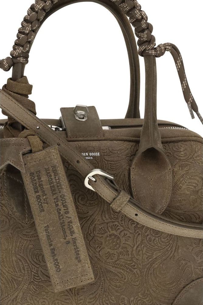 Golden Goose Army Calf Leather Bos Taurus Handbag - 4