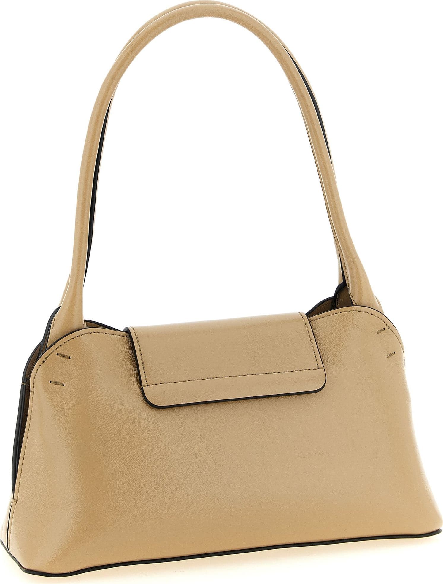 Versace Beige Calfskin Shoulder Bag - 2