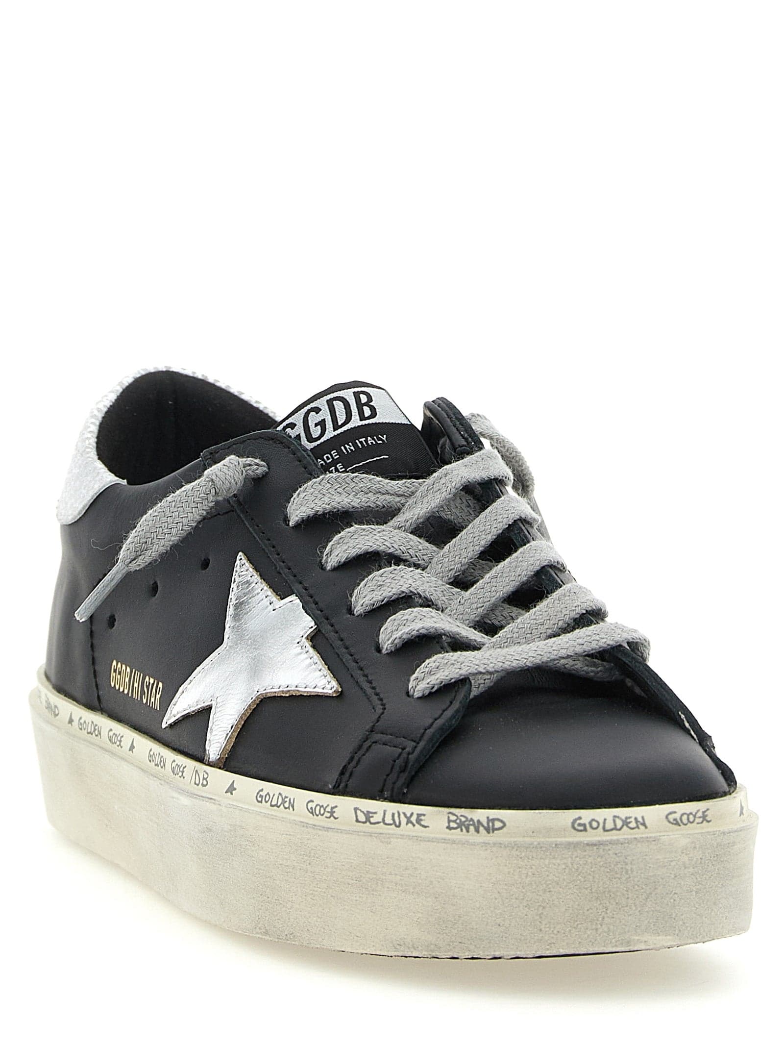 Golden Goose Black Cowhide Chunky Sneakers - 2