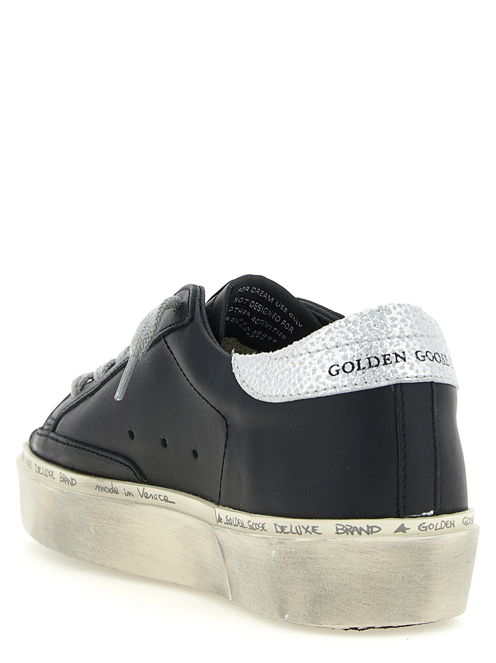 Golden Goose Black Cowhide Chunky Sneakers - 3