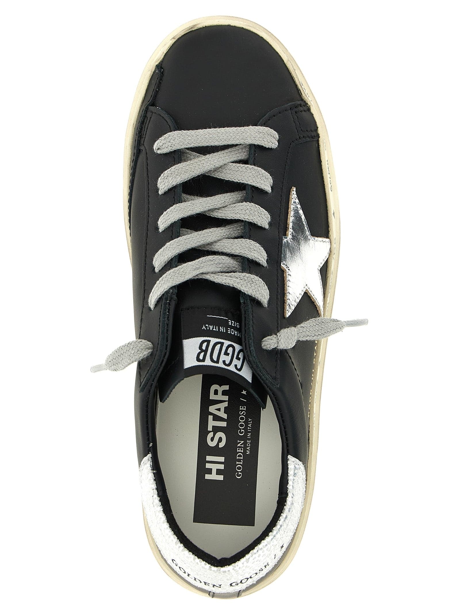 Golden Goose Black Cowhide Chunky Sneakers - 4