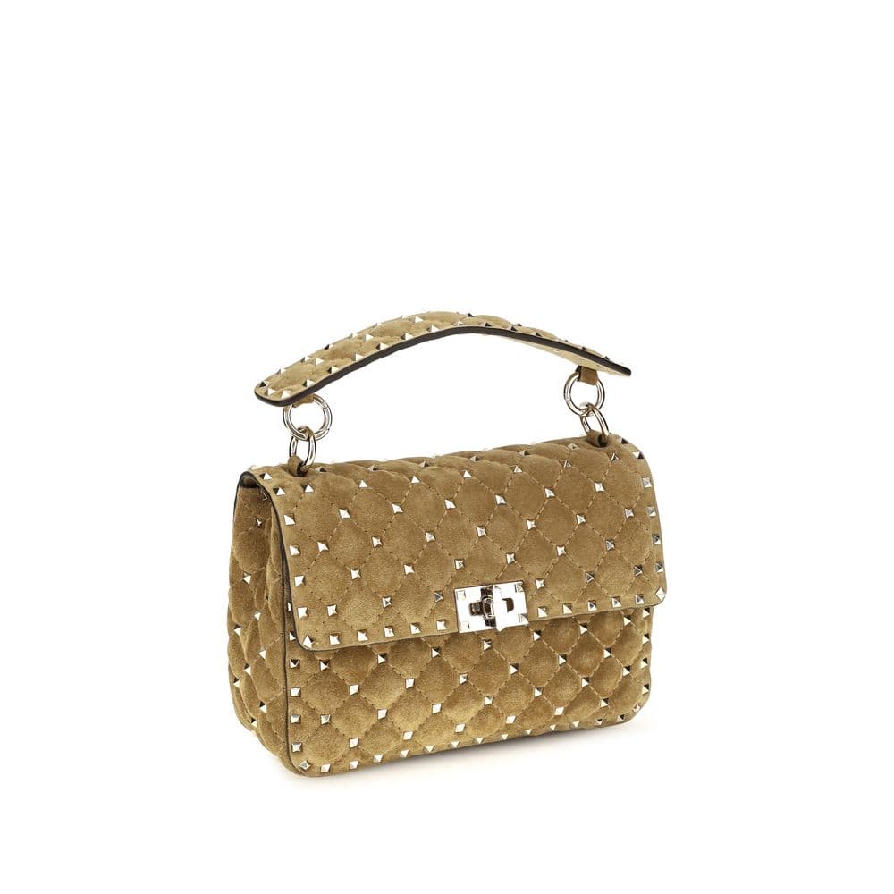 Valentino Garavani Beige Calf Leather Bos Taurus Handbag - 2