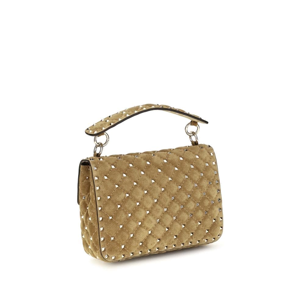 Valentino Garavani Beige Calf Leather Bos Taurus Handbag - 3