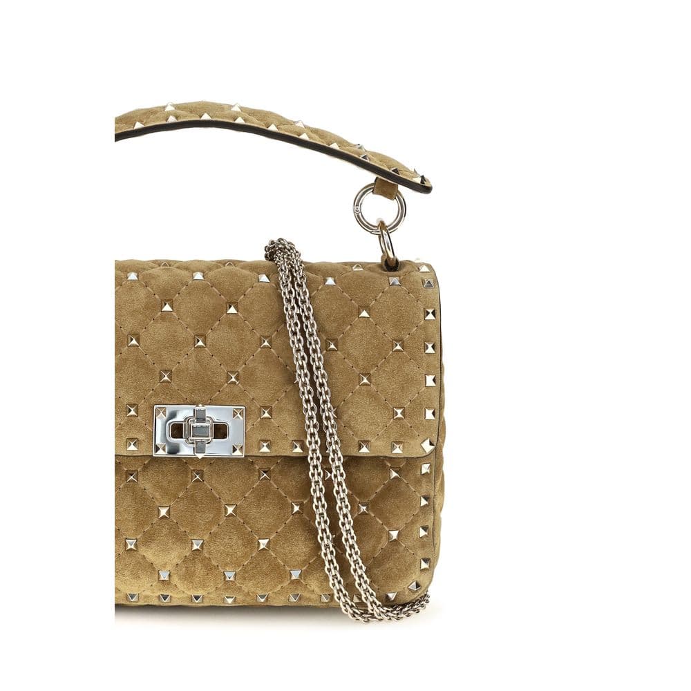 Valentino Garavani Beige Calf Leather Bos Taurus Handbag - 4
