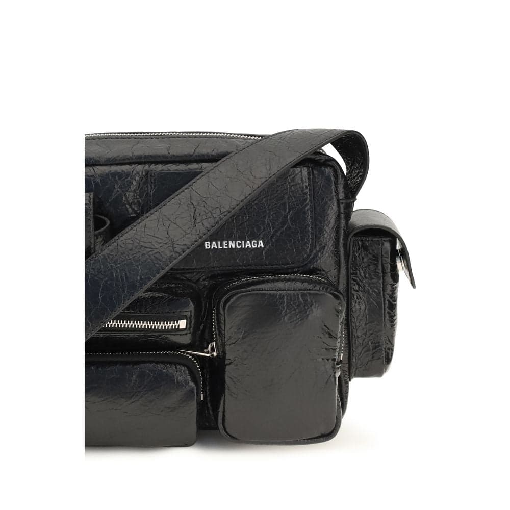 Balenciaga Black Lamb Ovis Aries Shoulder Bag - 4