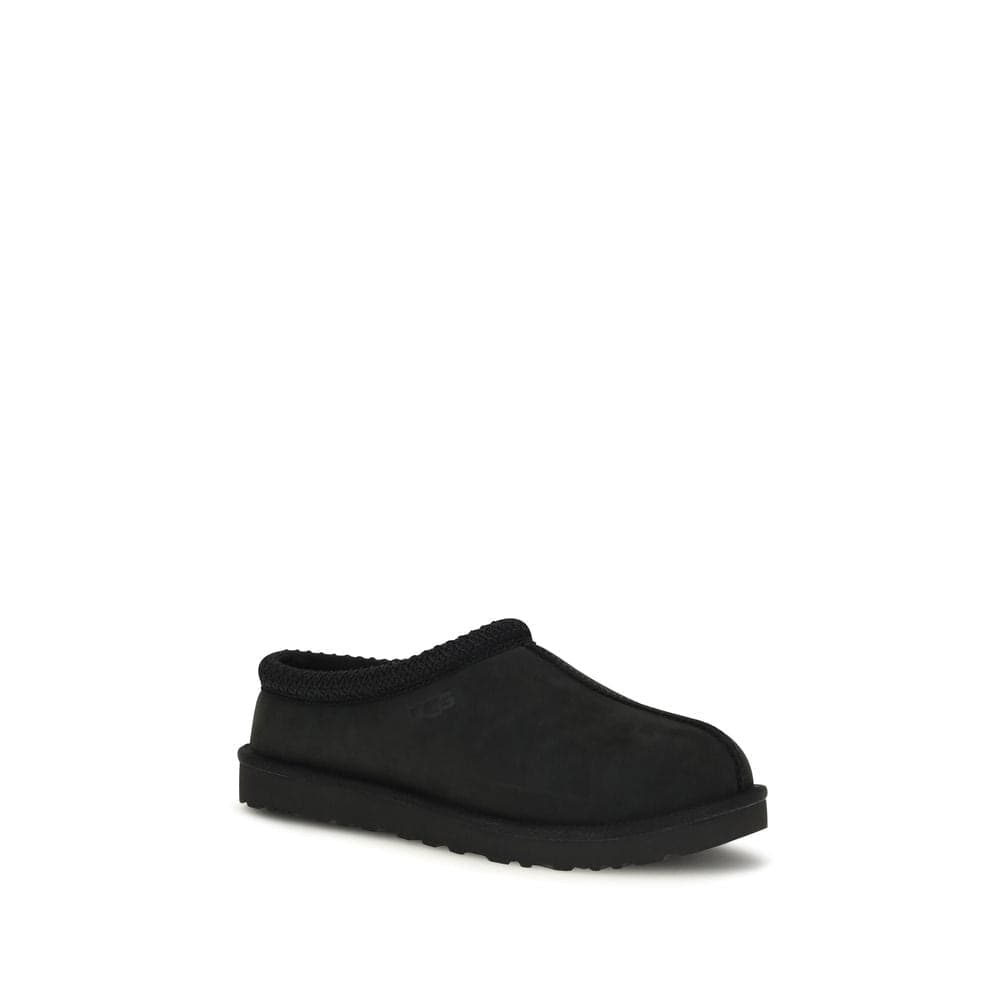 UGG Black Nubuc Leather Clogs - 2