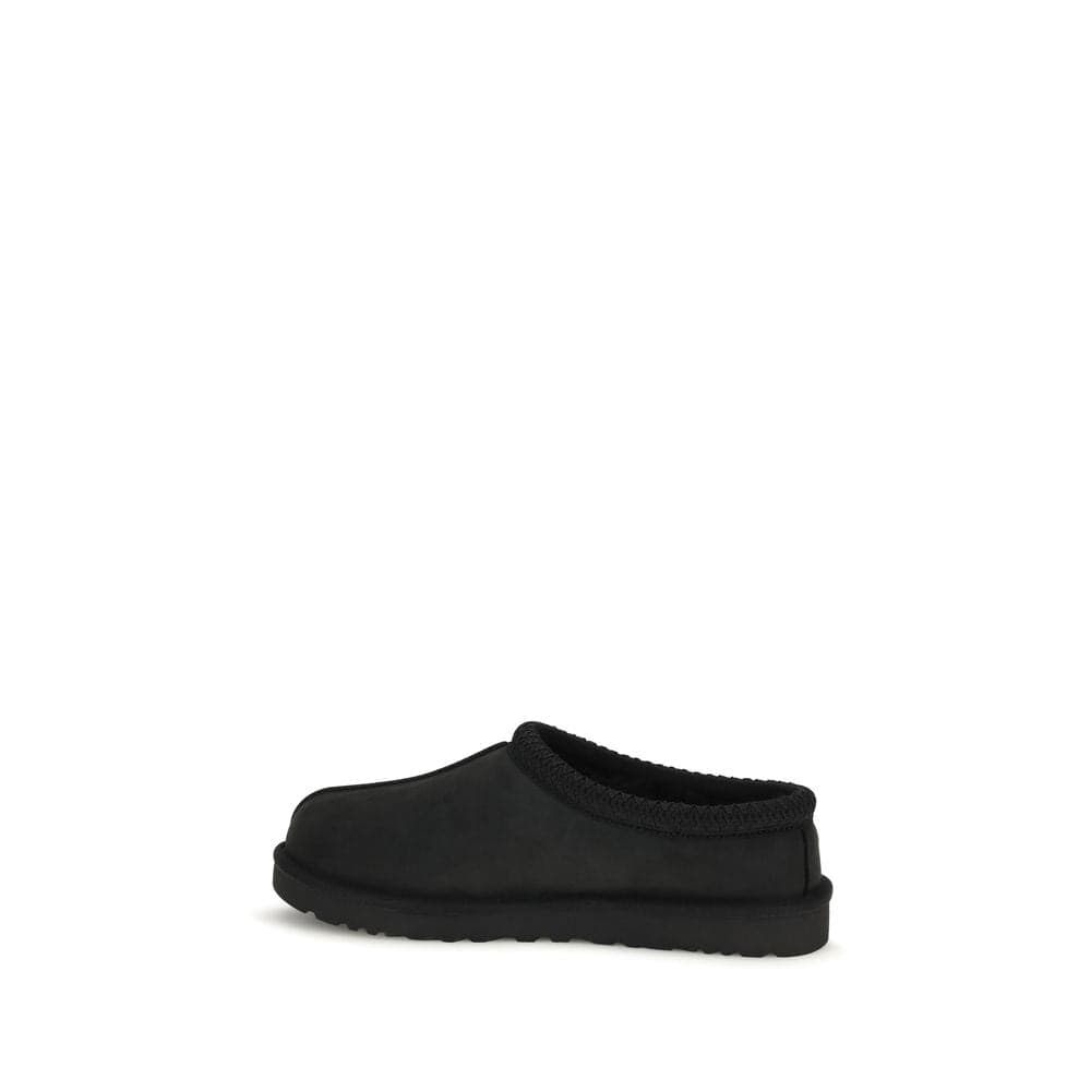 UGG Black Nubuc Leather Clogs - 3