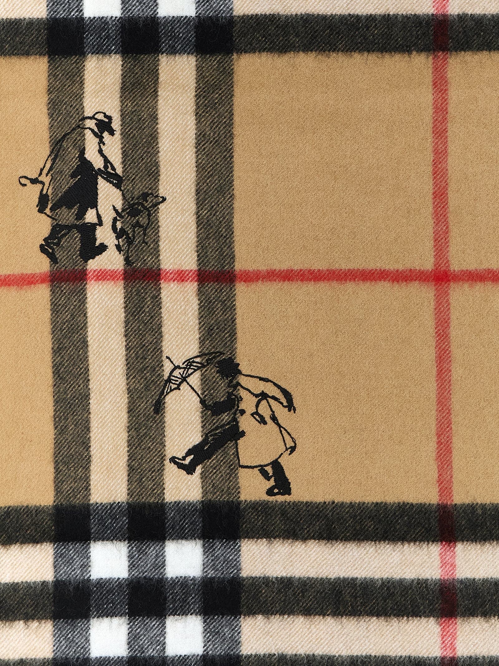 Burberry Beige Cashmere Scarf - 3