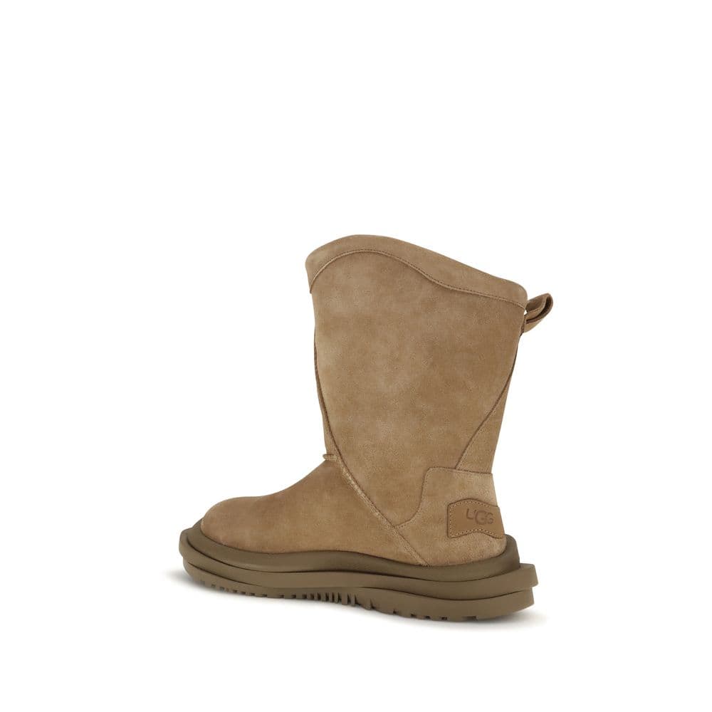 UGG Brown Suede Leather Ankle Boots - 3