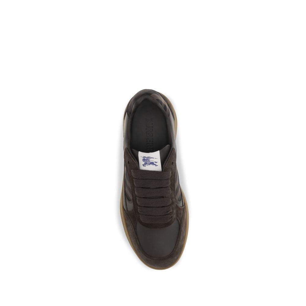Burberry Brown Calf Leather Bos Taurus Athletic Sneakers - 4