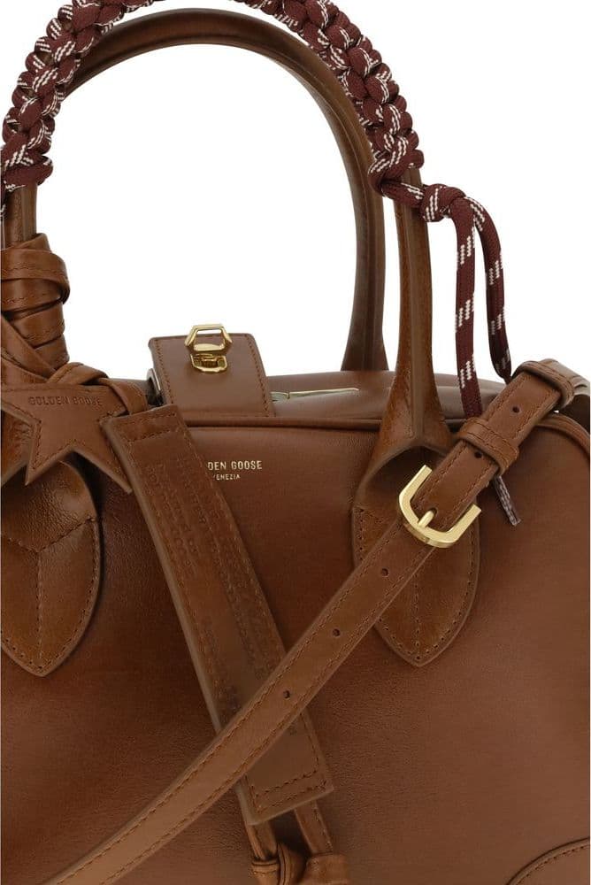 Golden Goose Brown Calf Leather Bos Taurus Handbag - 4