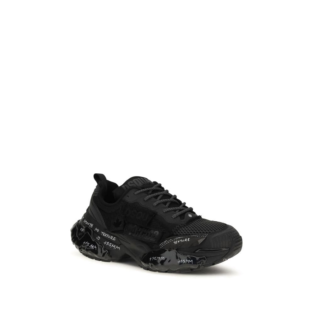Dsquared² Black Polyester Athletic Sneakers - 2