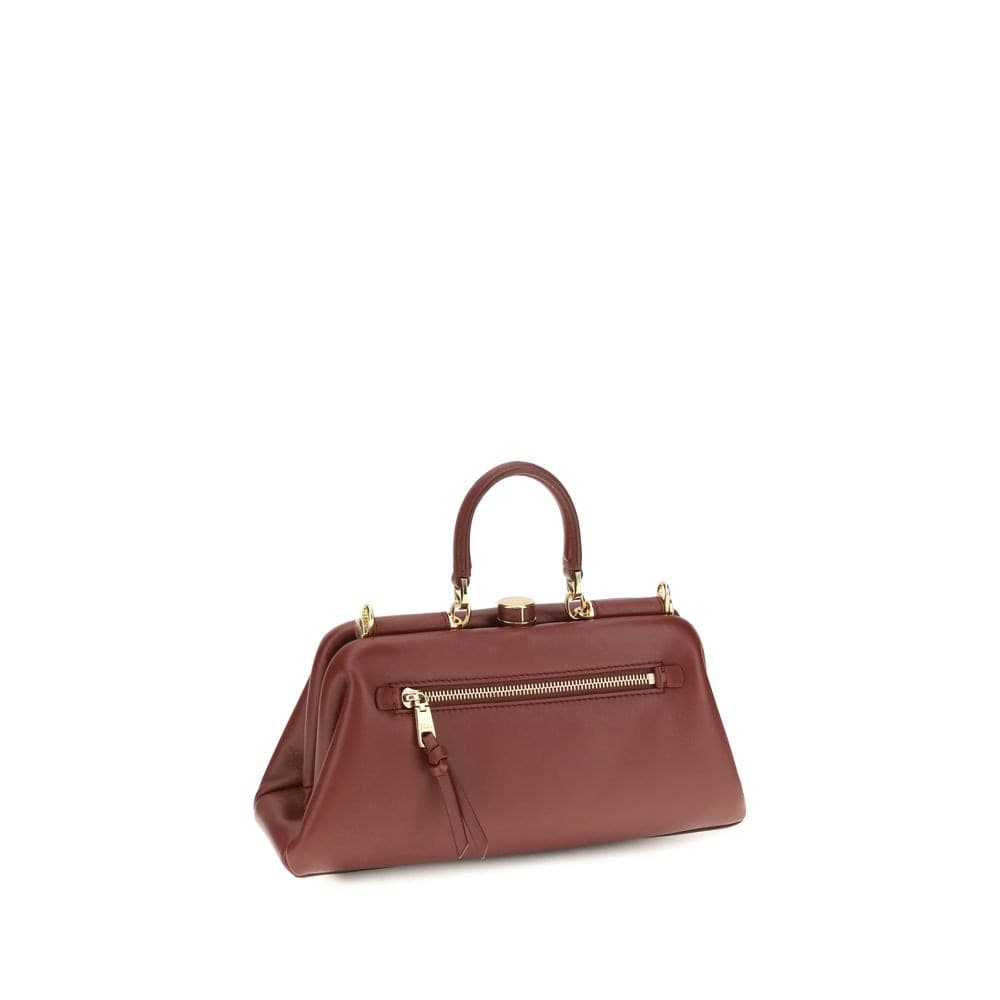 Dolce & Gabbana Red Lamb Ovis Aries Handbag - 3
