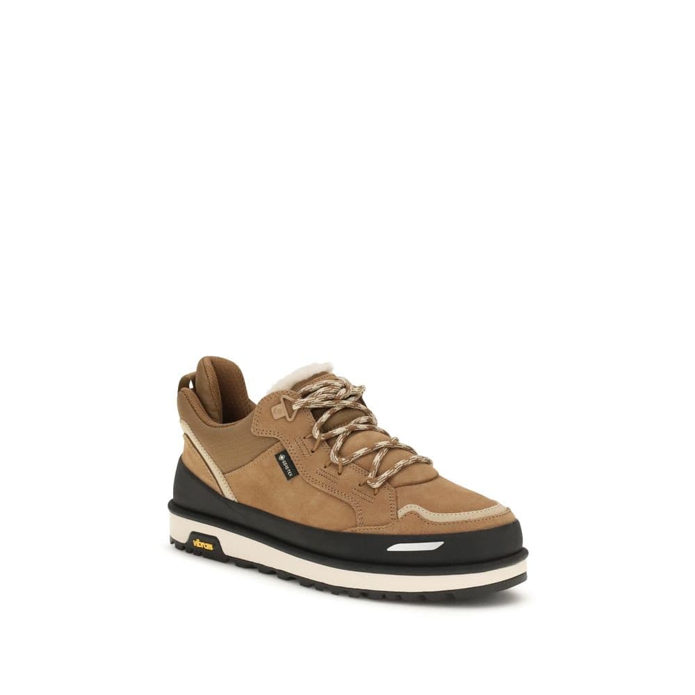 UGG Brown Calf Leather Bos Taurus Athletic Sneakers - 2