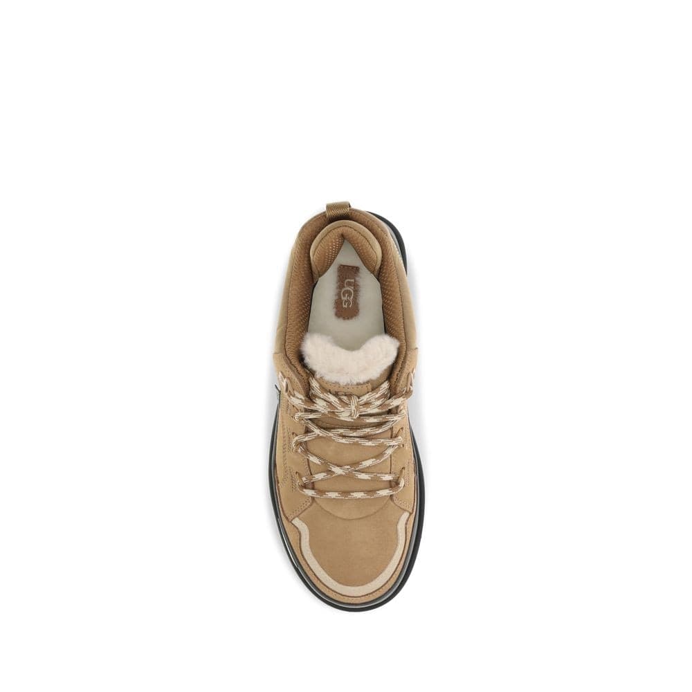 UGG Brown Calf Leather Bos Taurus Athletic Sneakers - 4