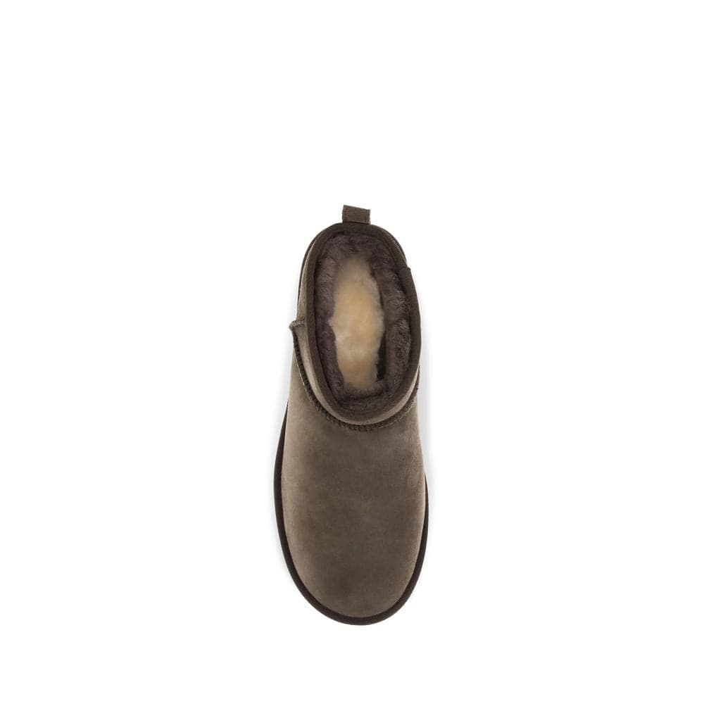 UGG Brown Leather Ankle Boots - 4