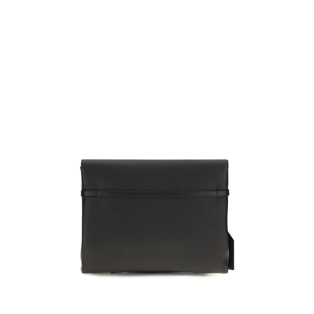 Dolce & Gabbana Black Calf Leather Bos Taurus Shoulder Bag - 2