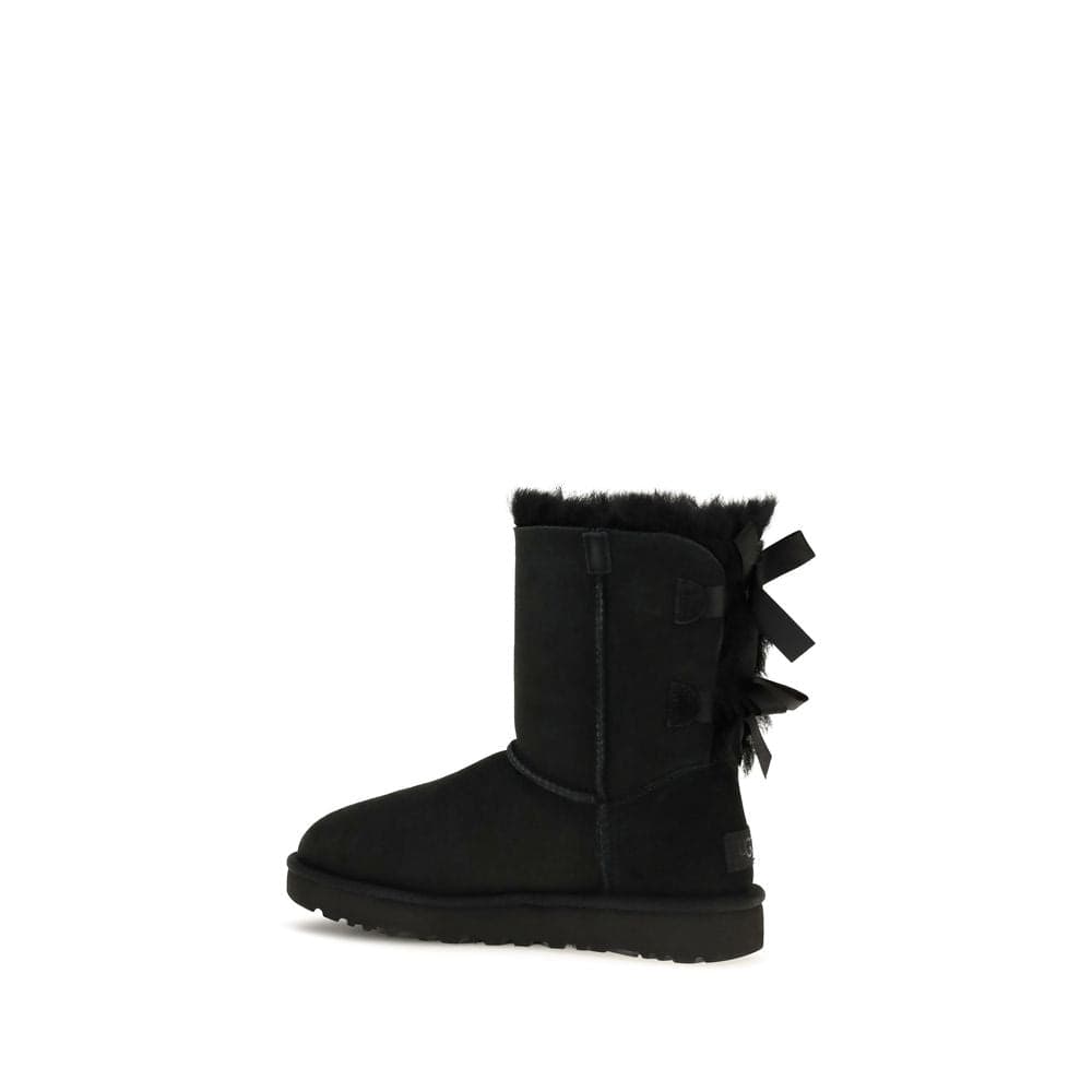 UGG Black Calf Leather Bos Taurus Boots - 3