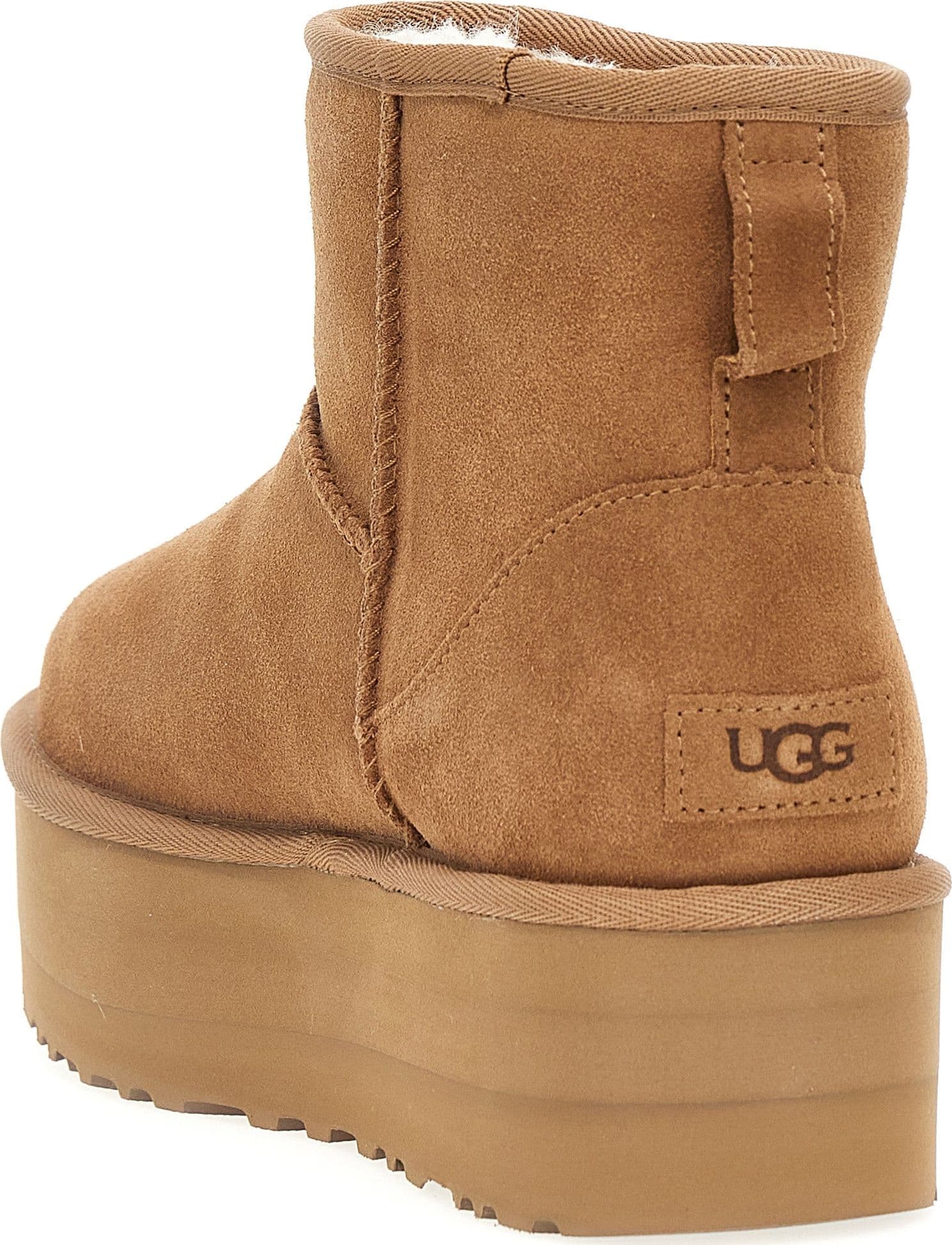 UGG Brown Cowhide Ankle Boots - 3