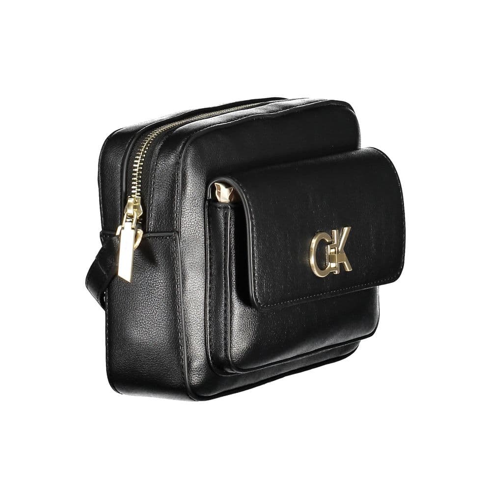 Calvin Klein Black Recycled Polyester Women Handbag - 3