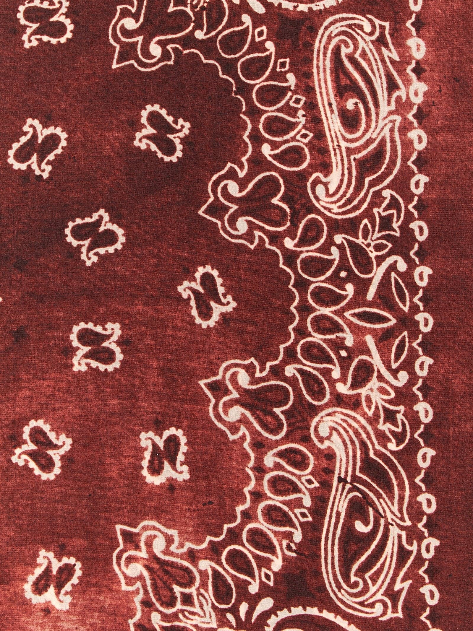 Golden Goose Bordeaux Silk Foulard - 3