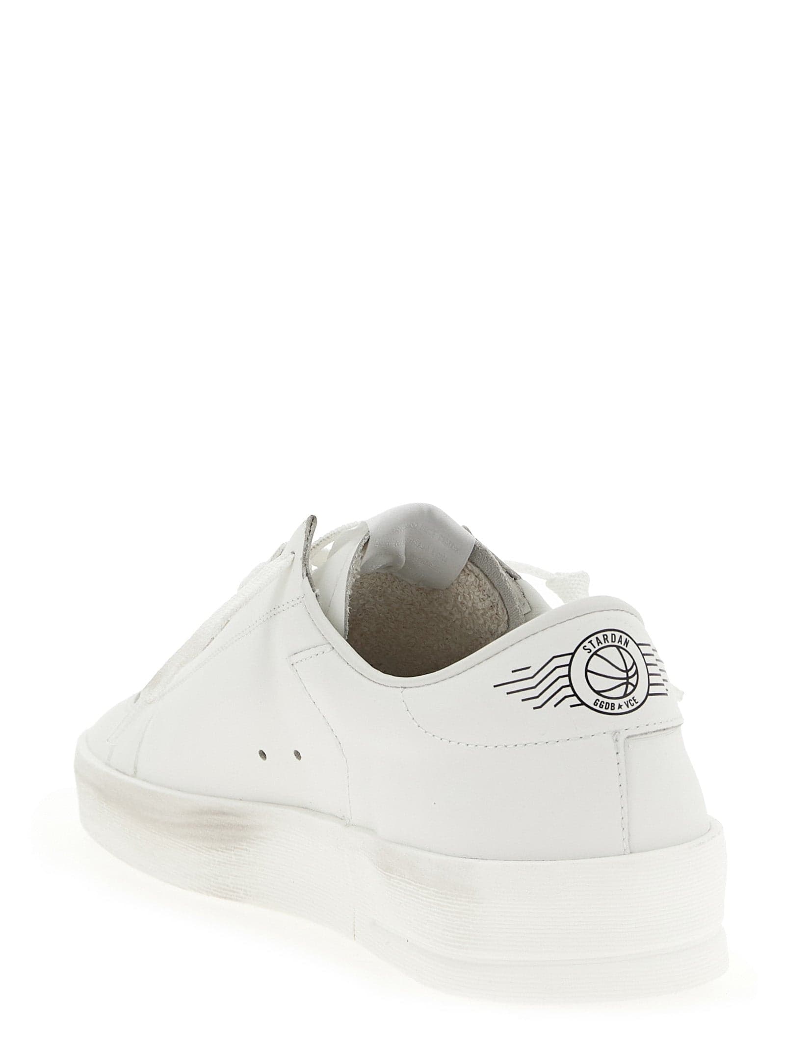 Golden Goose White Cowhide Low Top Sneakers - 3