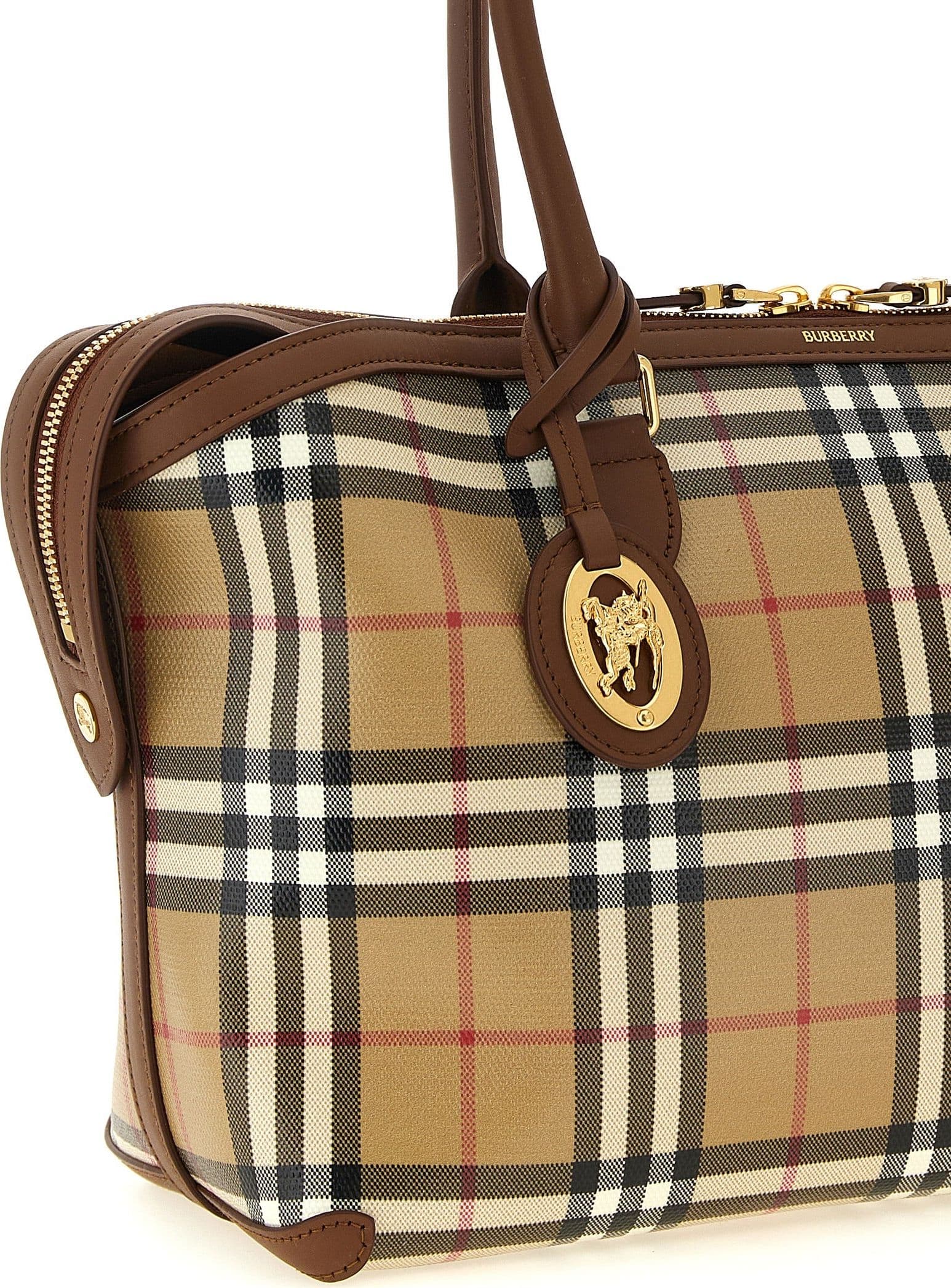 Burberry Beige Cotton Tote Bag - 3