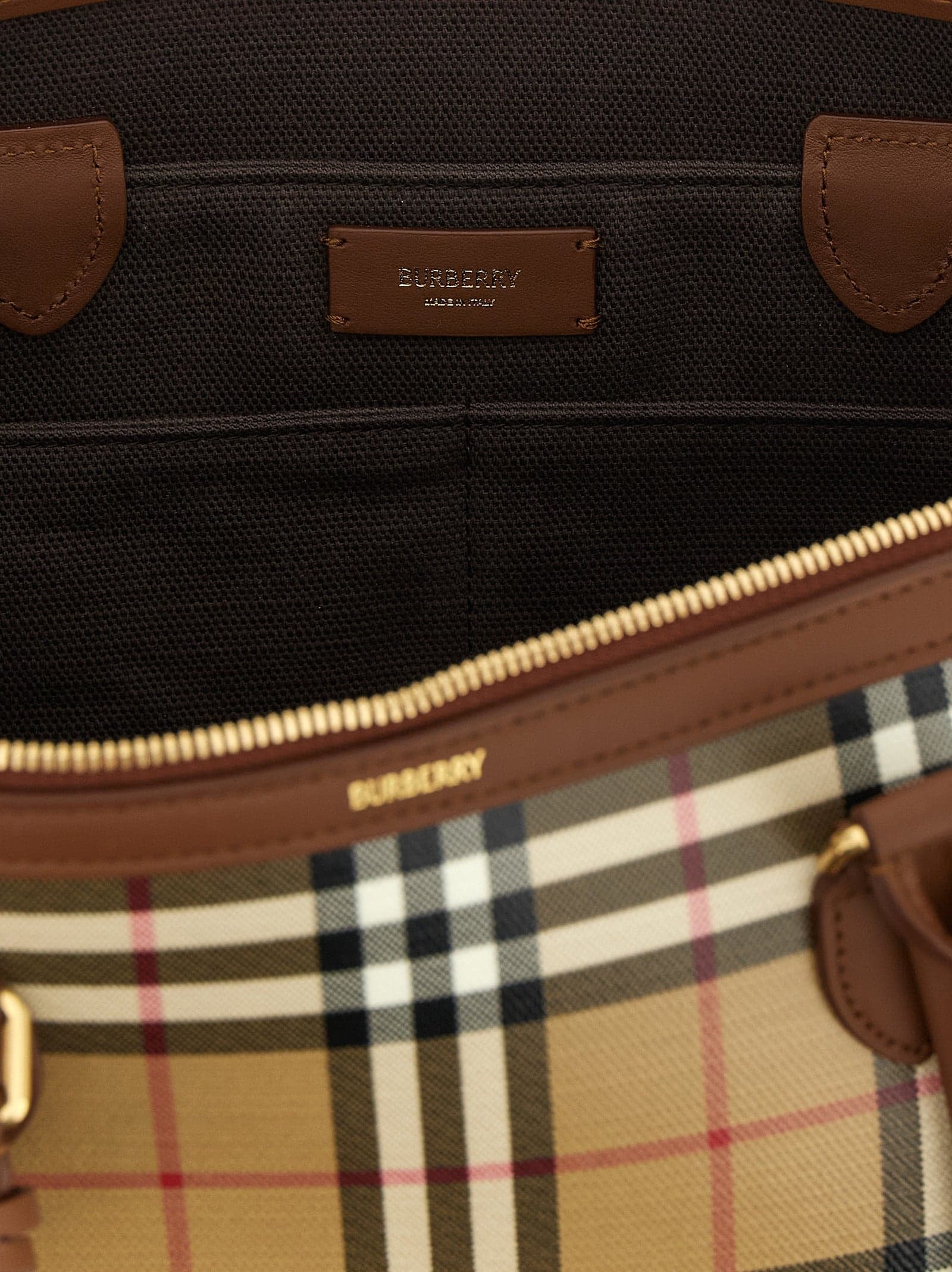 Burberry Beige Cotton Tote Bag - 4