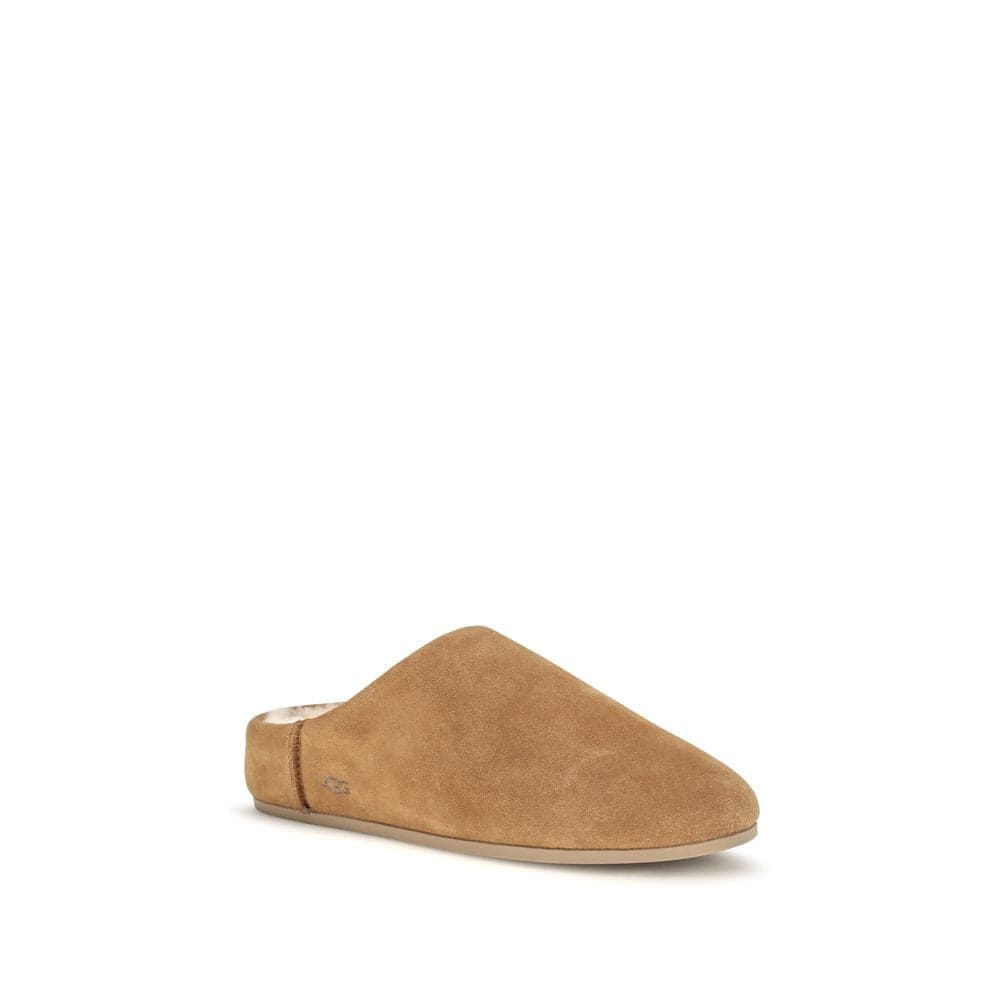 UGG Beige Leather Mules - 2
