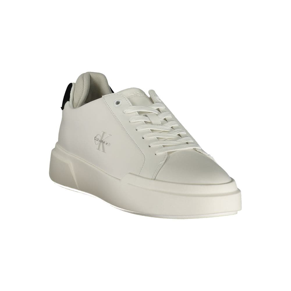 Calvin Klein White Polyurethane Men Sneaker - 2