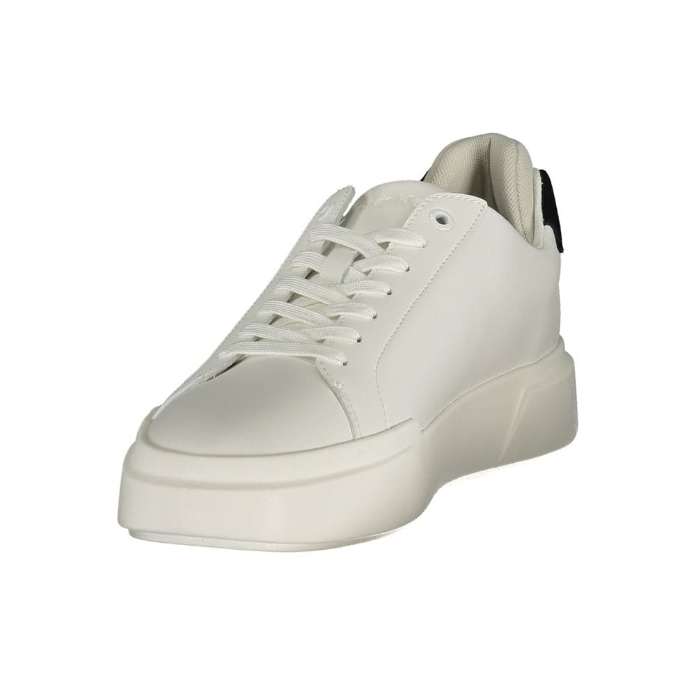 Calvin Klein White Polyurethane Men Sneaker - 3