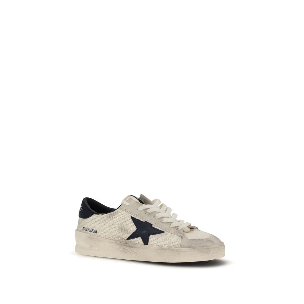 Golden Goose Beige Calf Leather Bos Taurus Athletic Sneakers - 2