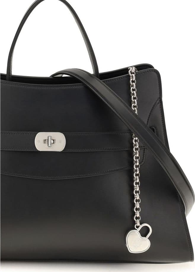Alexander McQueen Black Calf Leather Bos Taurus Shoulder Bag - 4
