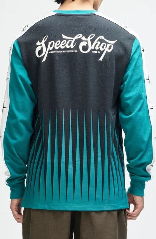 T-Shirt Deus Ex Machina Trife Life Moto Jersey Black - 3