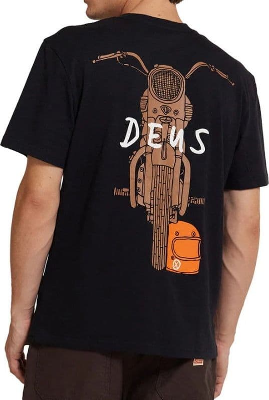 T-Shirt Deus Ex Machina Frontage Black - 4