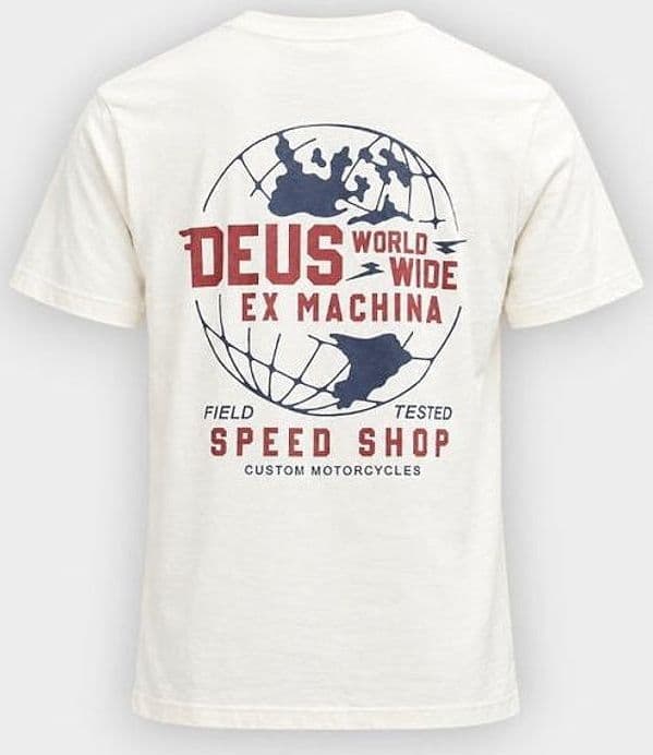 T-Shirt Deus Ex Machina Global Spark White - 5
