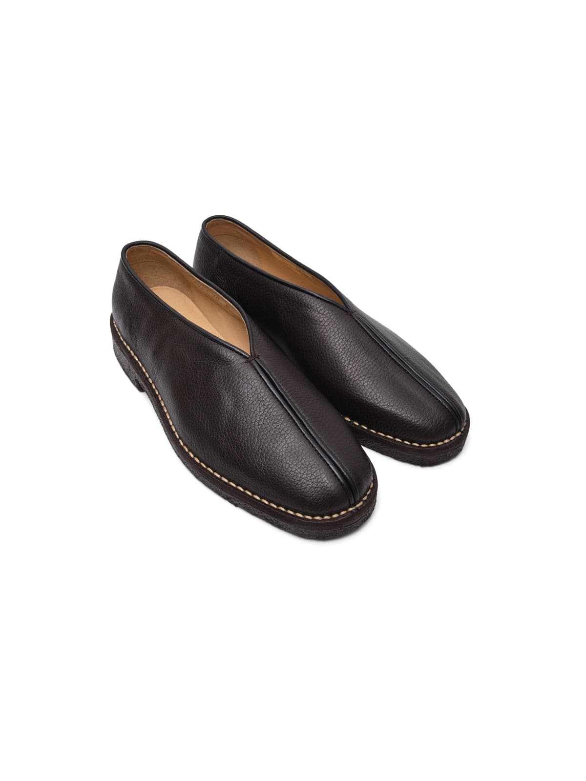 LEMAIRE piped crepe slippers - 2