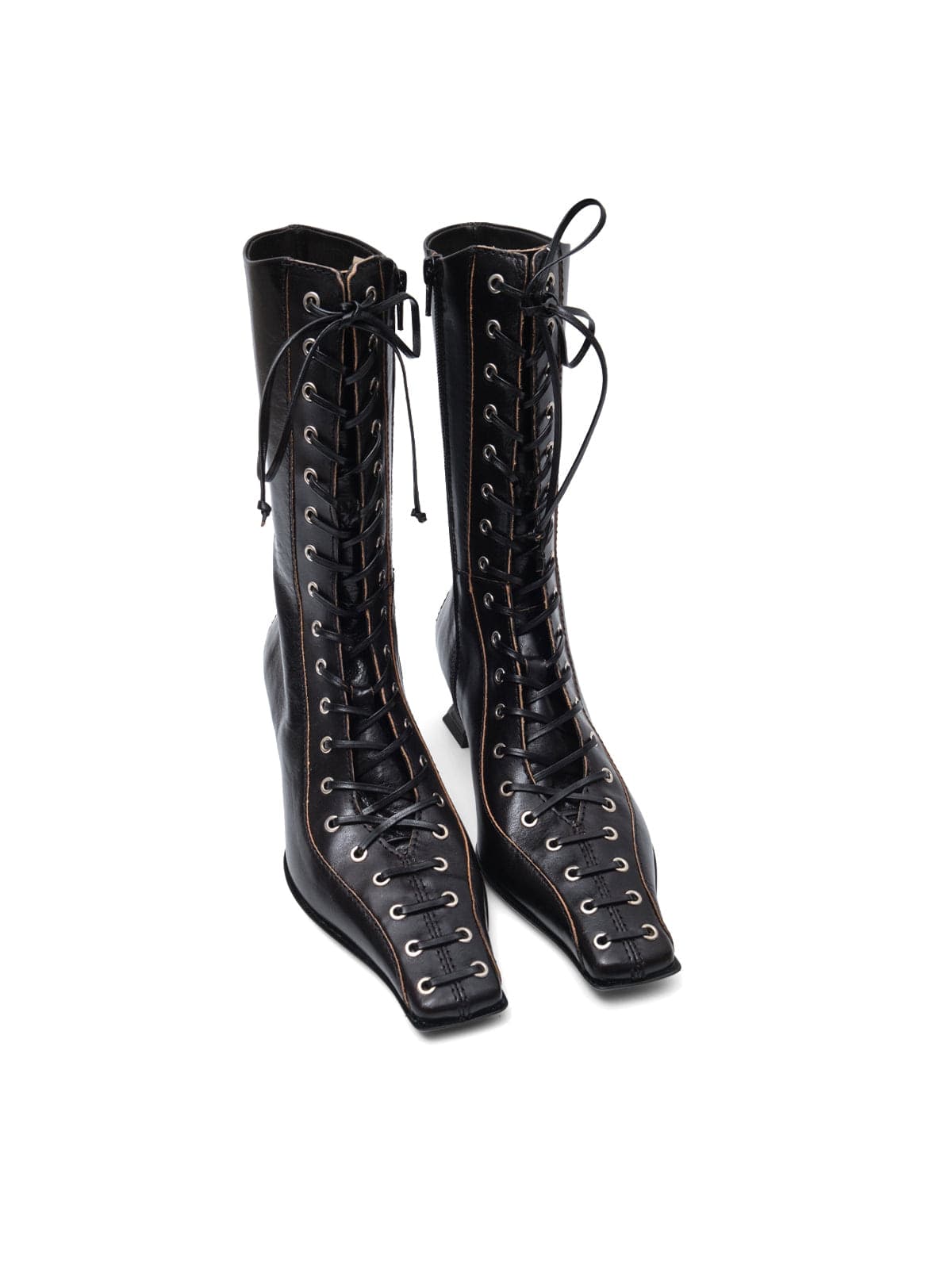 MIISTA emile black lace ankle boots - 2