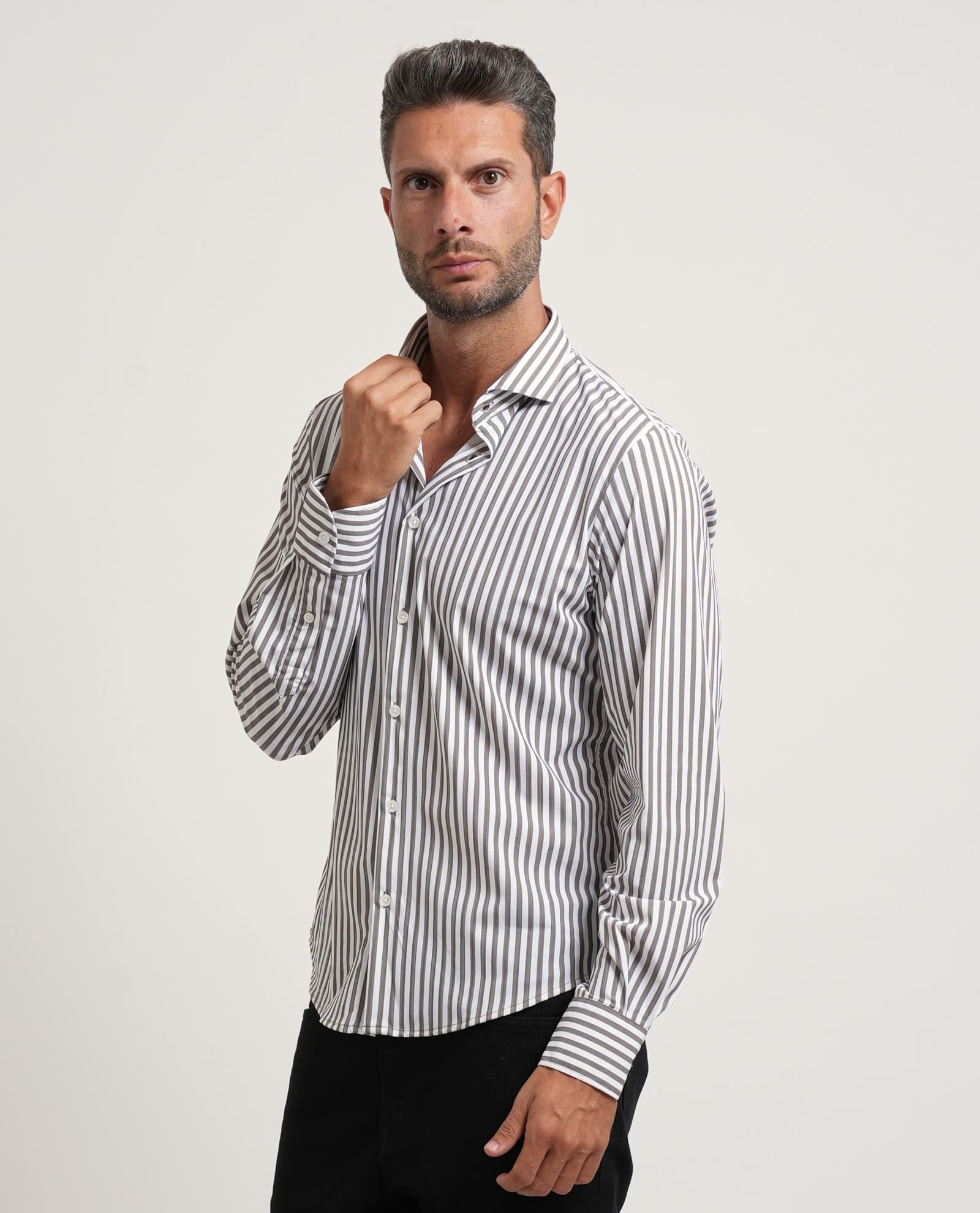 YES ZEE  Camicie Grigio - 3