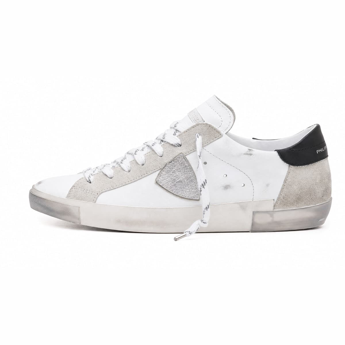 Philippe Model  Sneakers Bianco argento - 4