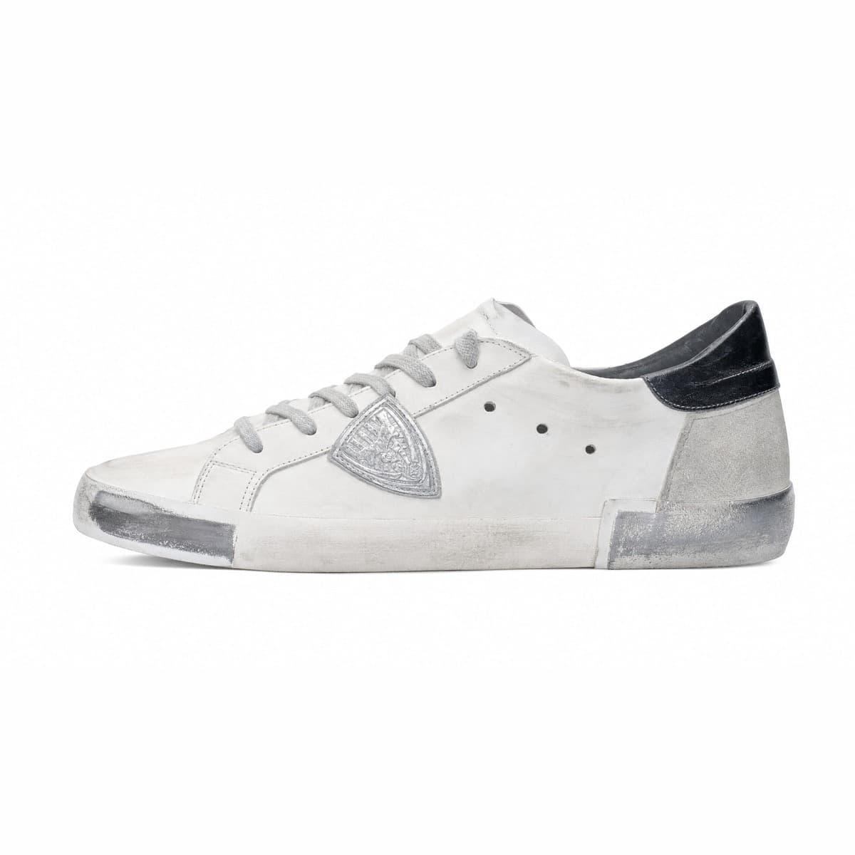Philippe Model  Sneakers Bianco argento - 3