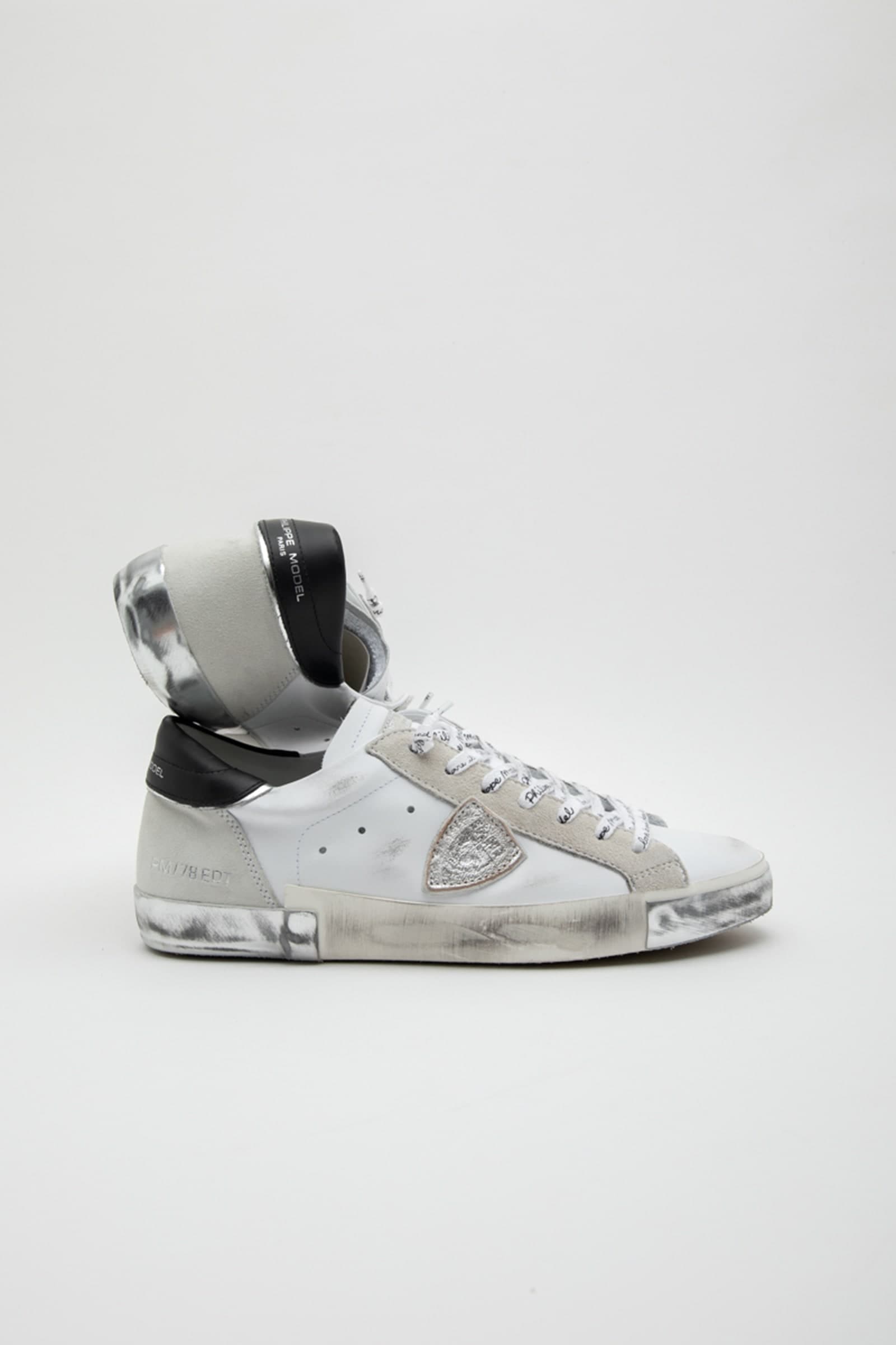 Philippe Model  Sneakers Bianco argento - 9